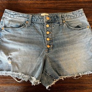 Universal Thread 14/32R cut off button fly denim shorts